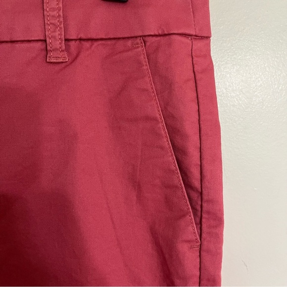 NWT Women’s J. Crew Factory Frankie Bermuda Chino Shorts 9” Inseam Size 8 Pink - Picture 2 of 12
